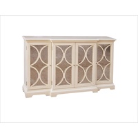 White Sideboard With Mirrored Doors