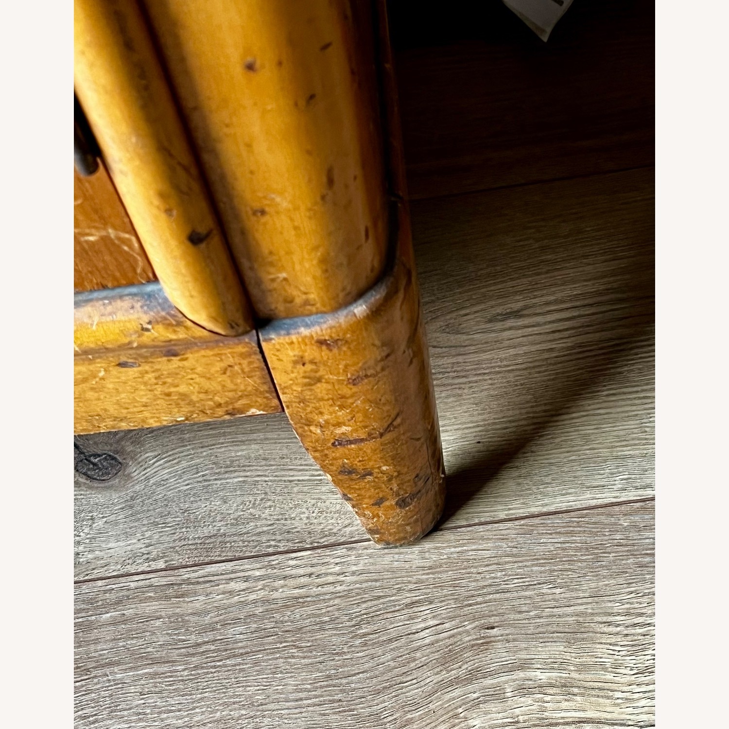 Vintage/Antique Light Brown Wood Sideboard - image-3