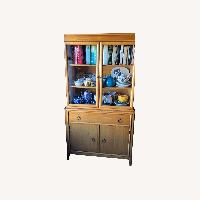 Vintage/Antique Light Brown Wood Sideboard