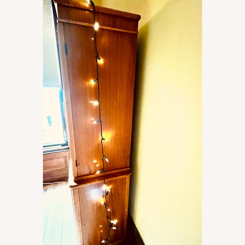 Used Vintage/Antique Light Brown Wood Sideboard for sale on AptDeco