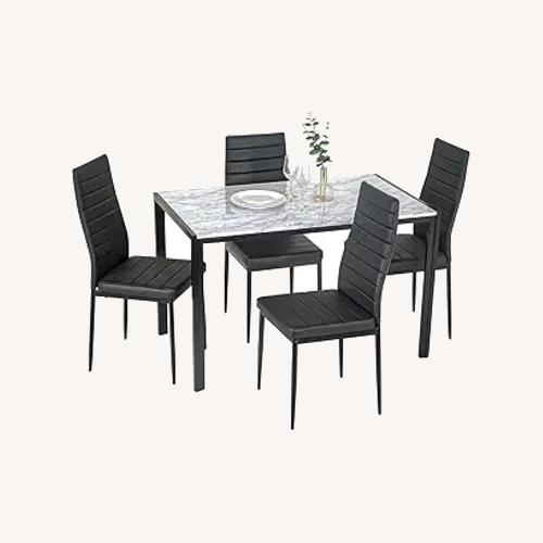 Used Dinner Table With 4 Chairs for sale on AptDeco