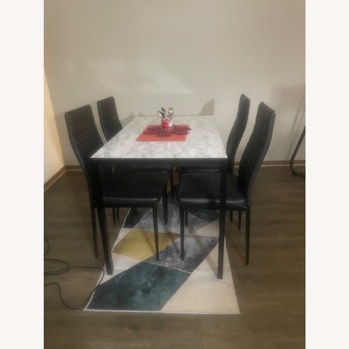 Used Dinner Table With 4 Chairs  for sale on AptDeco