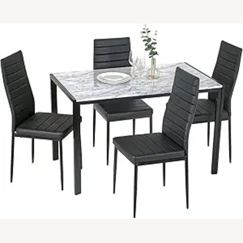 Used Dinner Table With 4 Chairs for sale on AptDeco