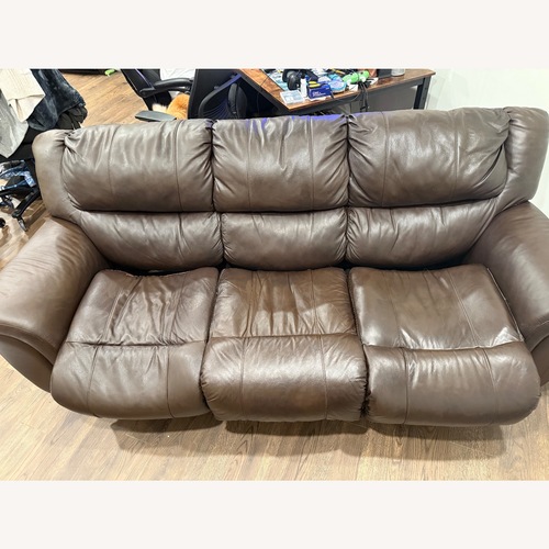 Used Faux Leather Sleeper Sofa for sale on AptDeco