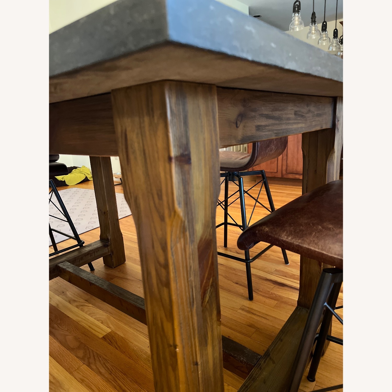 Four Hands Dining Table in Bluestone and Dried Oak - image-6