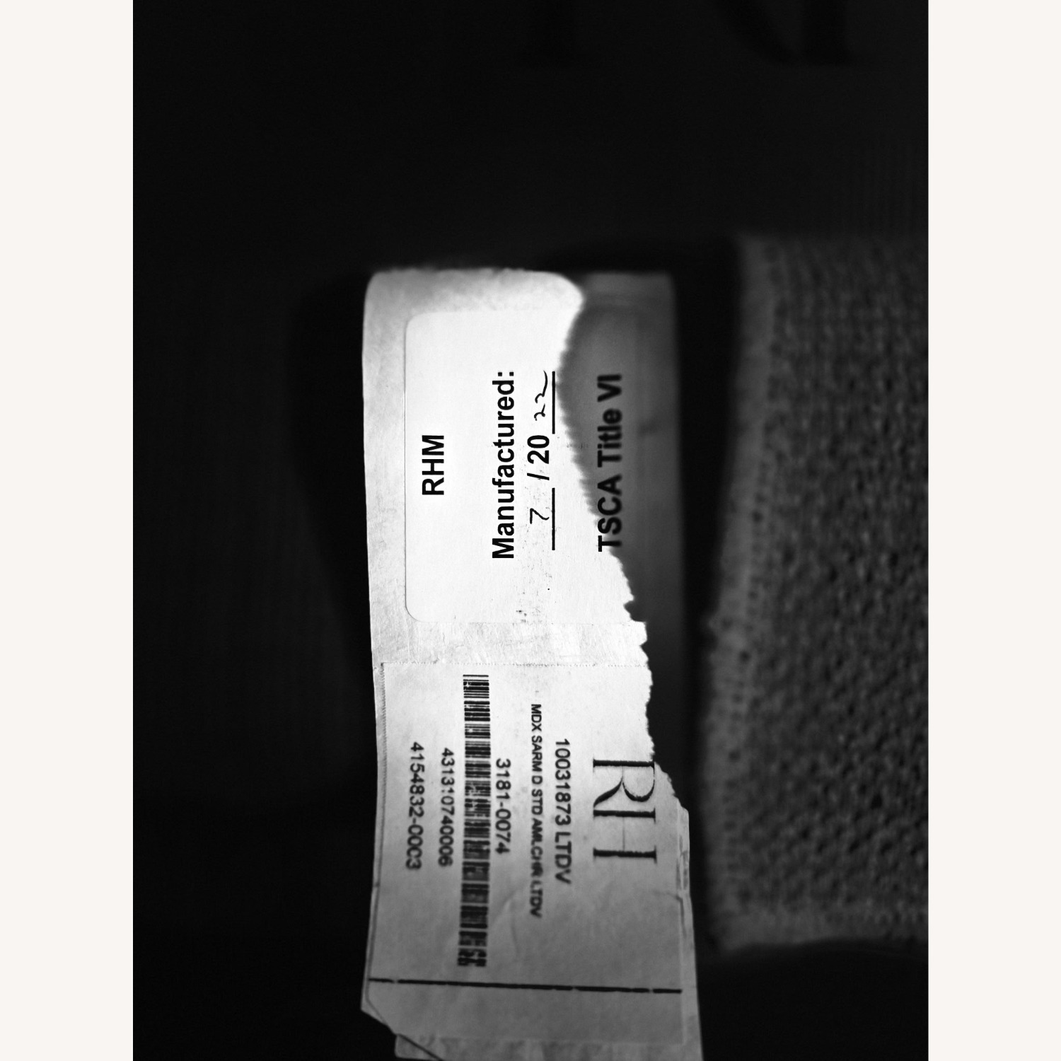 Restoration Hardware Performance Fabric 3+ Sofa - image-6