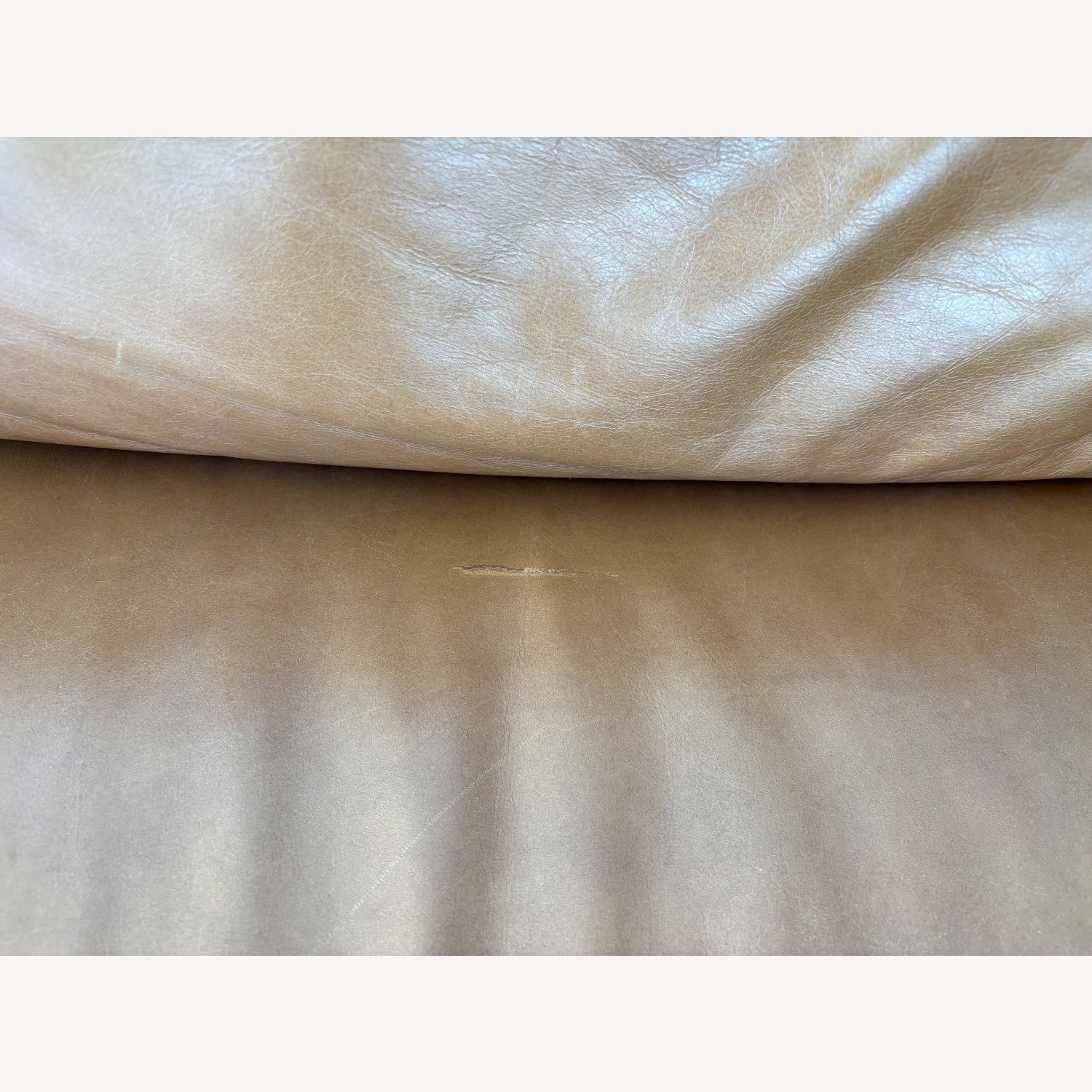 West Elm Axel Dark Brown Leather 3+ Seater Sofa - image-7