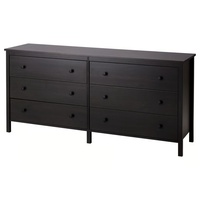 Dark Brown Wood Dresser