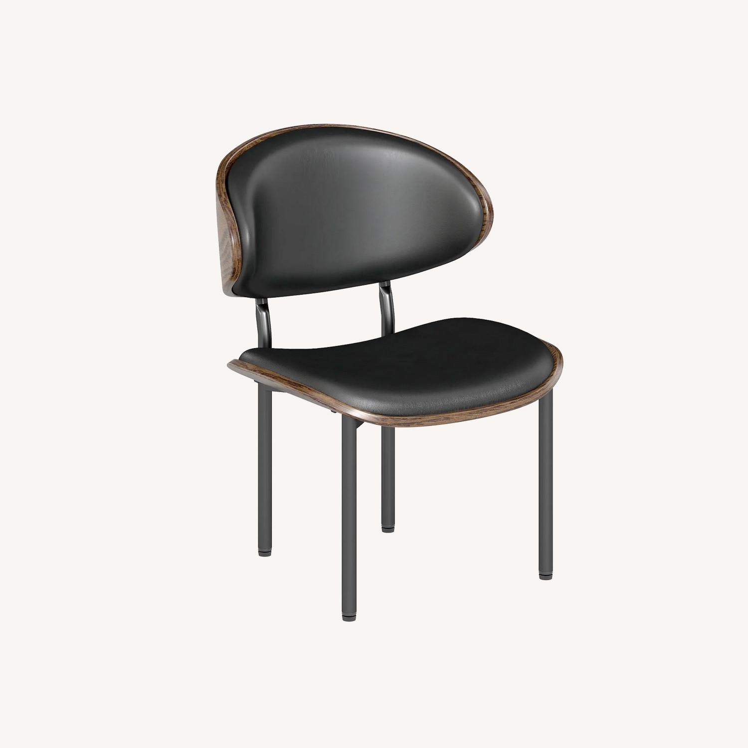 Black Metal Dining Chairs - image-0