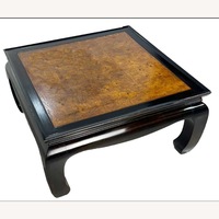 Vintage/Antique Black Wood Coffee Table