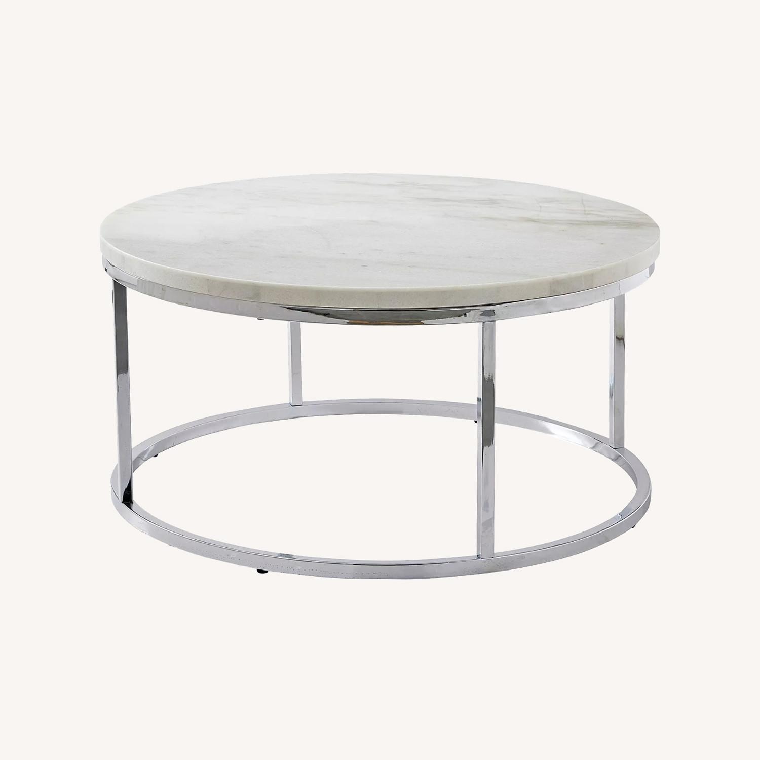 Macy's Echo Cocktail Metal Table - image-0