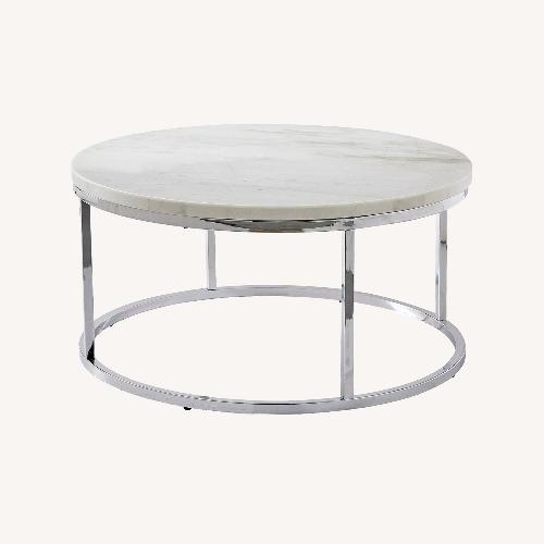 Used Macy's Echo Cocktail Metal Table for sale on AptDeco