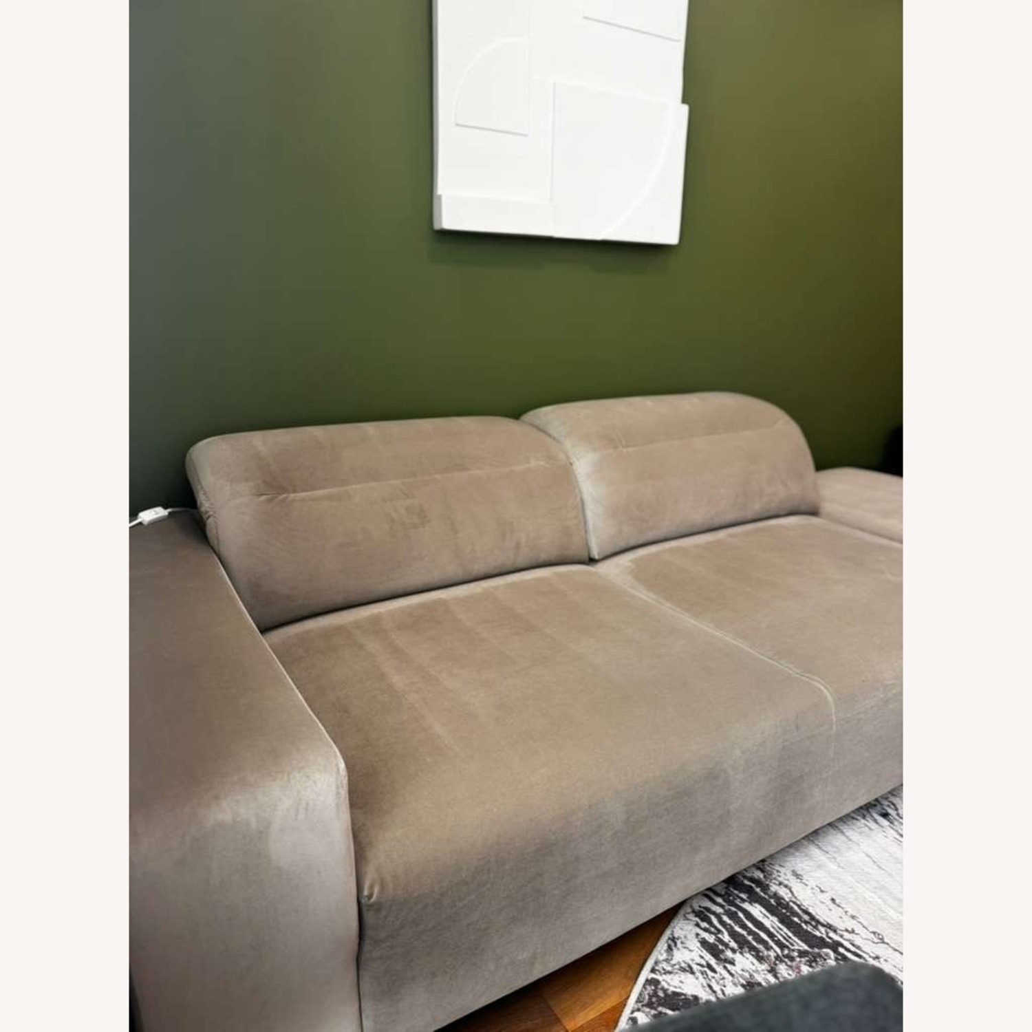 BoConcept Hampton Sand Velvet 3+ Seater Sofa - image-2