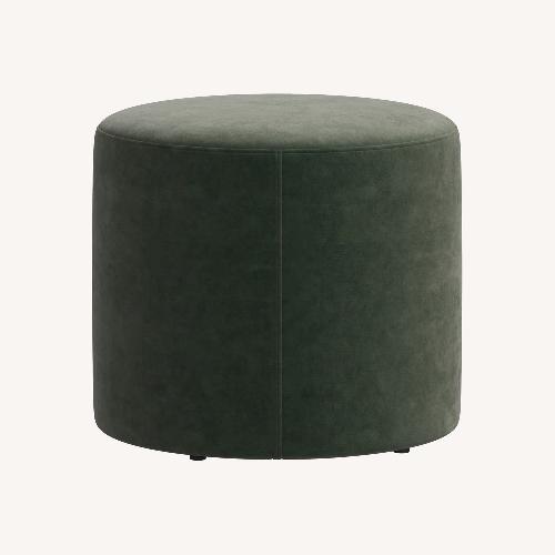 Used BoConcept Eden Green Velvet Ottoman for sale on AptDeco
