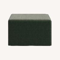 BoConcept Xtra Dusty Green Velvet Footstool + Bed