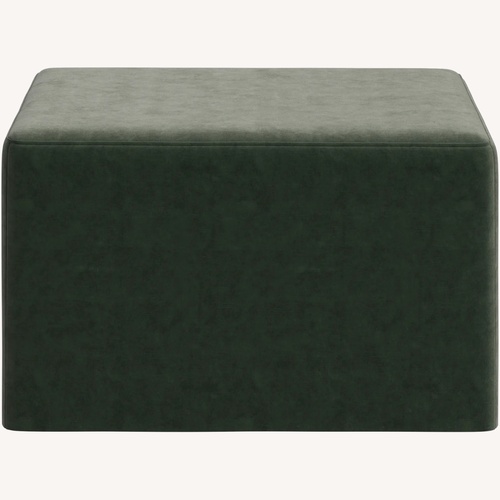 Used BoConcept Xtra Dusty Green Velvet Footstool + Bed for sale on AptDeco