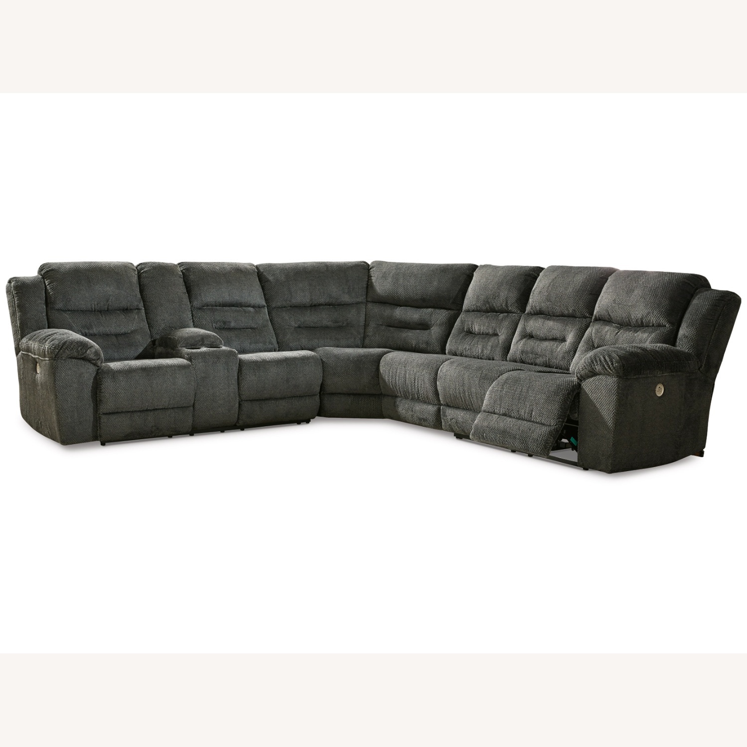 Ashley Furniture Nettington Dark Gray 3+ Piece Sectional - image-7