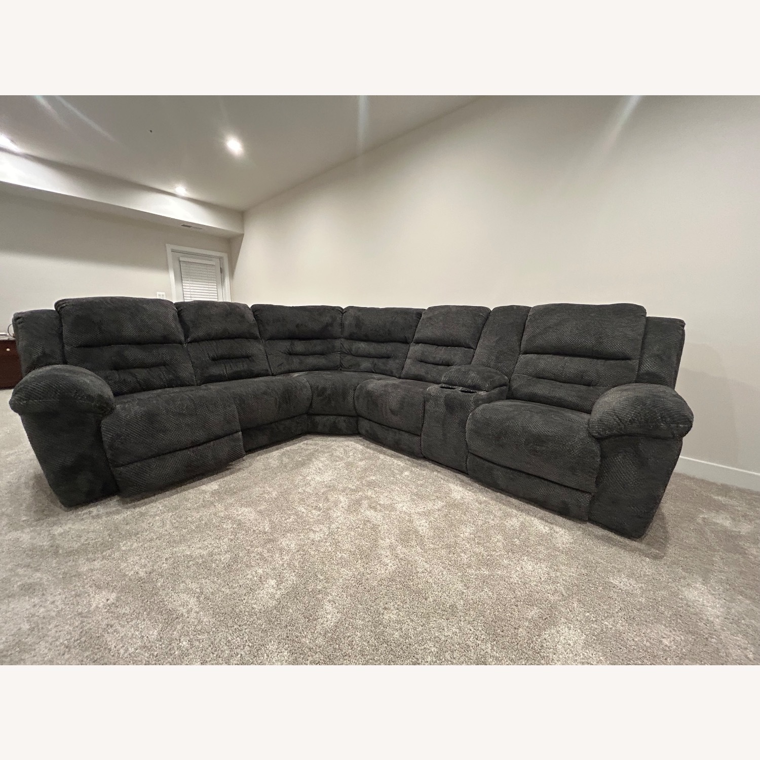 Ashley Furniture Nettington Dark Gray 3+ Piece Sectional - image-2