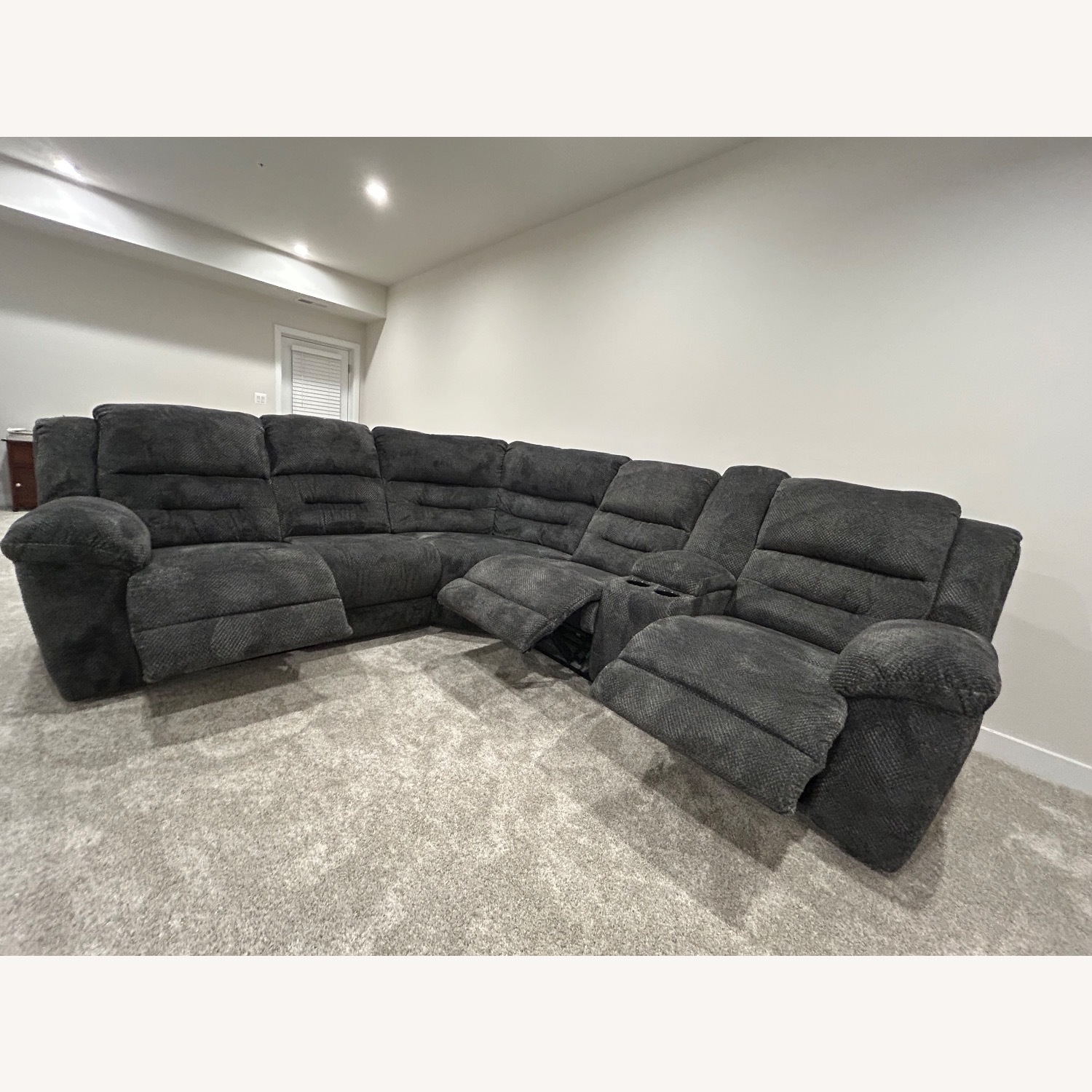 Ashley Furniture Nettington Dark Gray 3+ Piece Sectional - image-4