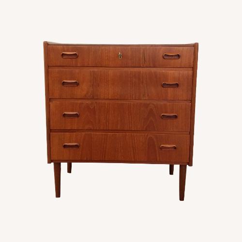 Used Vintage Danish Modern Teak Low Dresser for sale on AptDeco