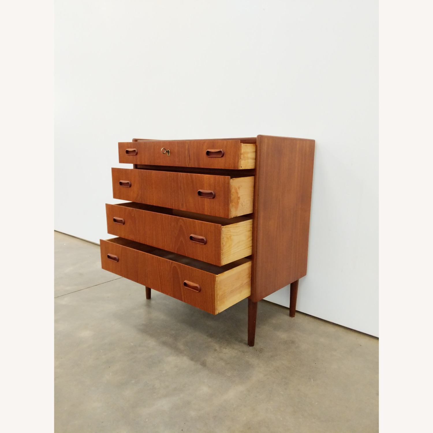 Vintage Danish Modern Teak Low Dresser - image-3
