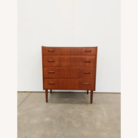 Vintage Danish Modern Teak Low Dresser