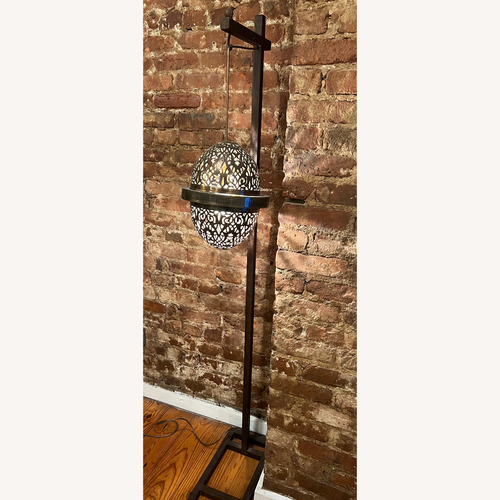 Used Vintage/Antique Moroccan Brass Floor Lamp for sale on AptDeco