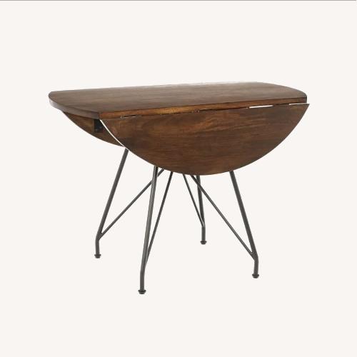 Used West Elm Jules Expandable Dining Table In Walnut for sale on AptDeco