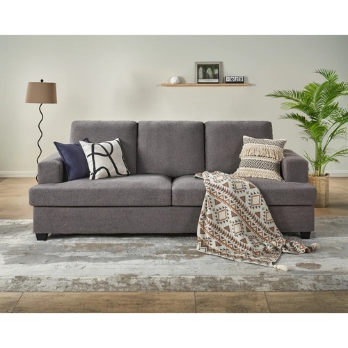 Used Wade Logan Light Gray Fabric 3+ Seater Sofa for sale on AptDeco