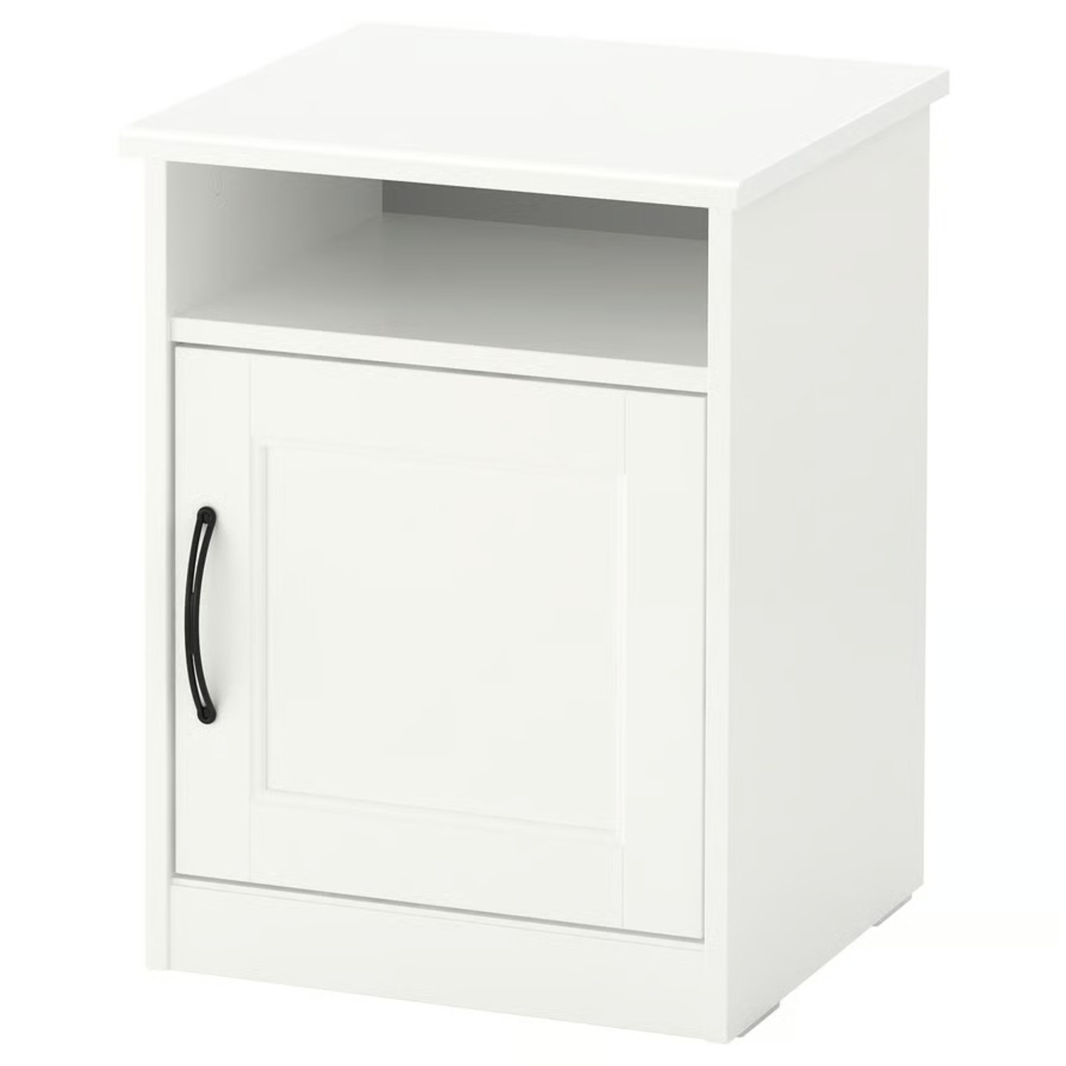 IKEA White Wooden Nightstand - image-1