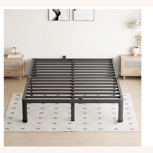 Used Black Metal Full Bed for sale on AptDeco