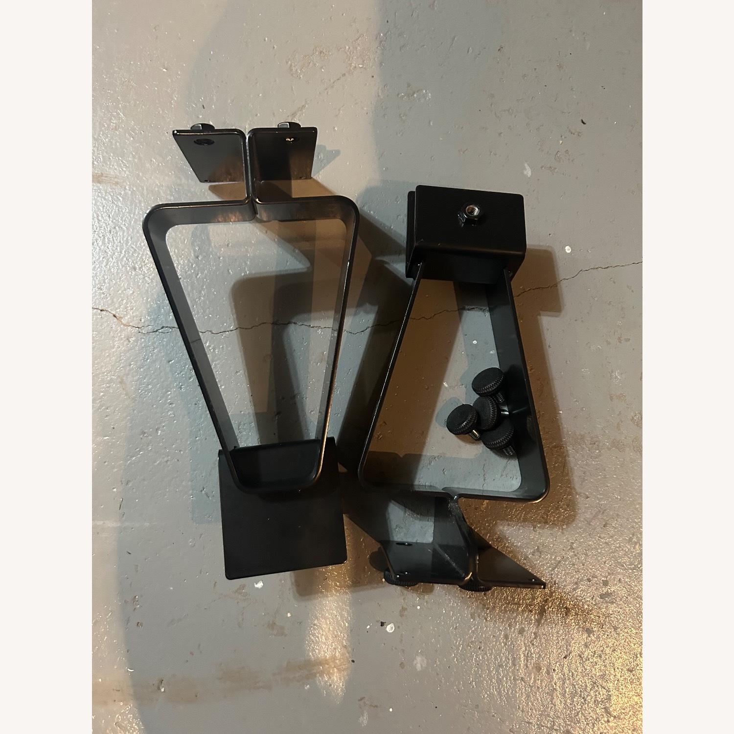 Floyd Queen Walnut Headboard with Black Hardware - image-5