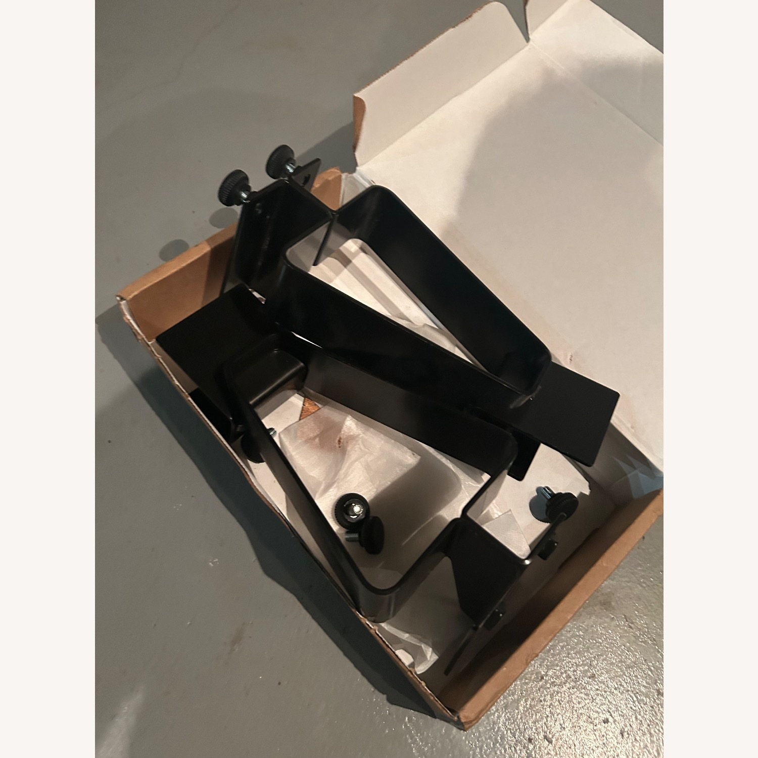 Floyd Queen Walnut Headboard with Black Hardware - image-9