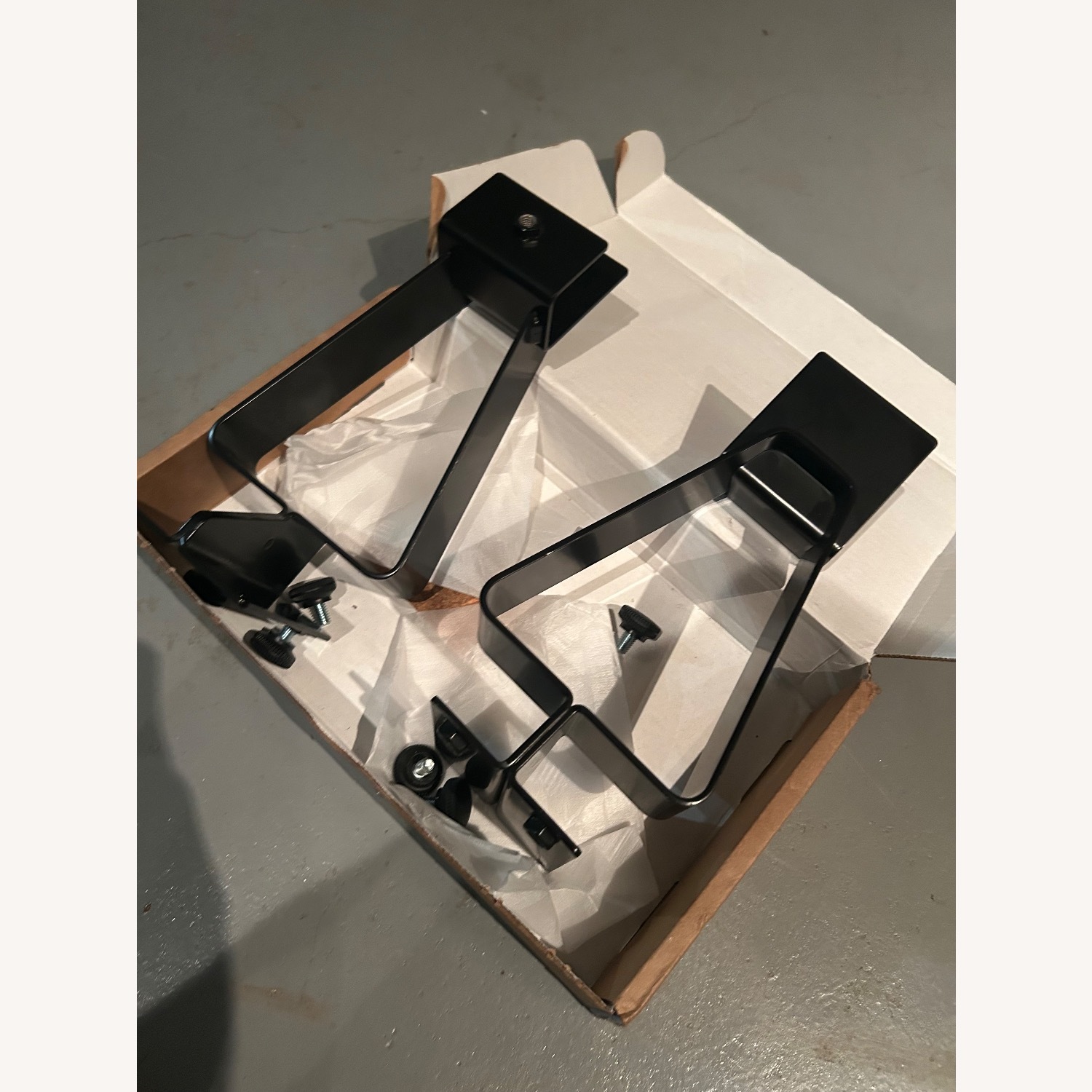 Floyd Queen Walnut Headboard with Black Hardware - image-6