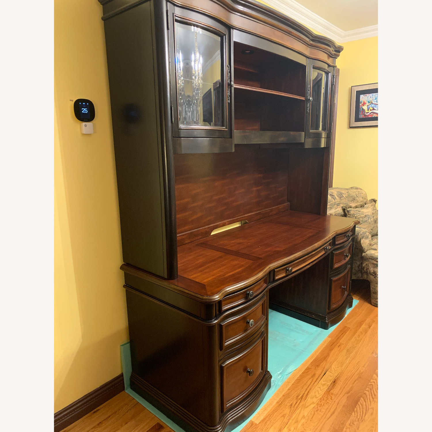 Coaster Gorman Home Office Executive Desk w/ Hutch - image-2