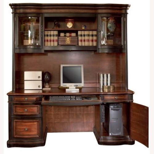Used Coaster Gorman Home Office Executive Desk w/ Hutch for sale on AptDeco