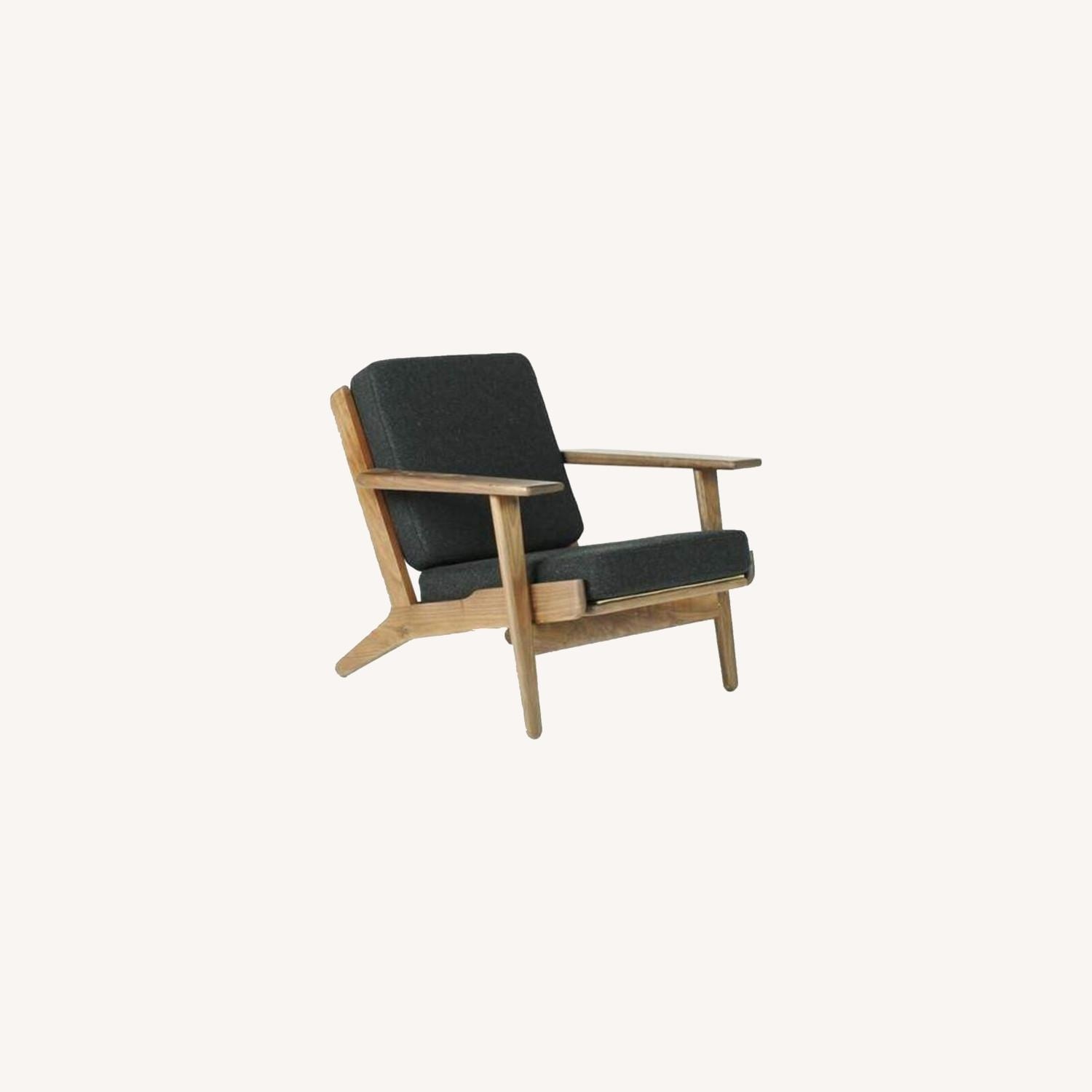 Organic Modernism Milton Dark Brown Armchair - image-0