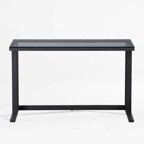 Used Crate & Barrel Pilsen Graphite Desk for sale on AptDeco