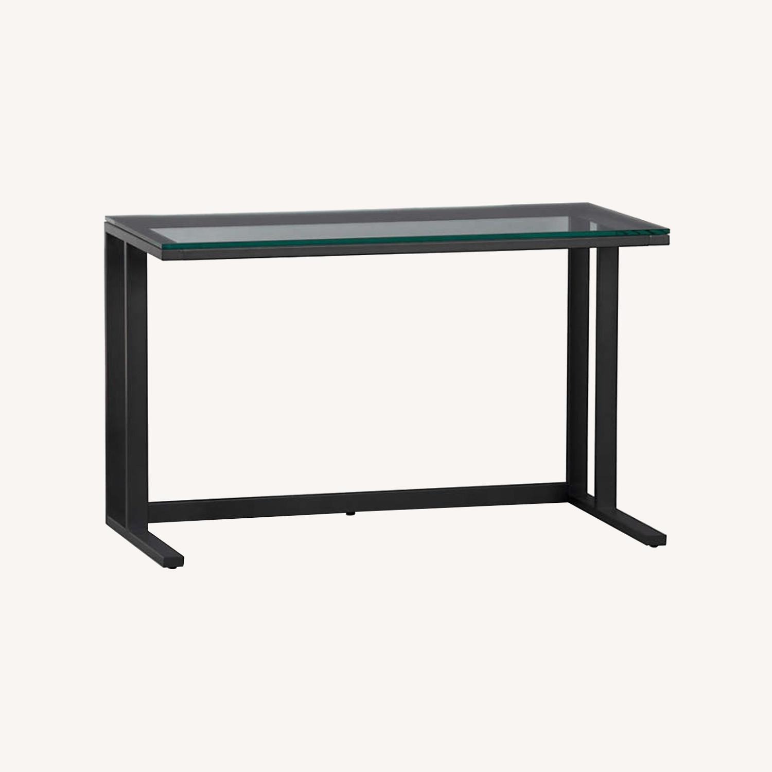 Crate & Barrel Pilsen Graphite Desk - image-3