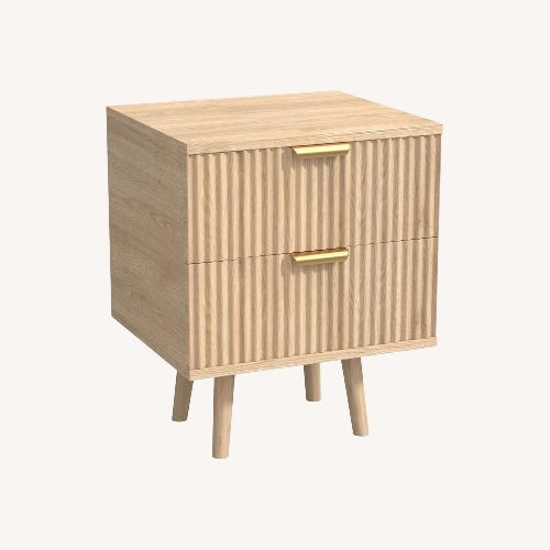 Used Wooden Fluted Dresser for sale on AptDeco