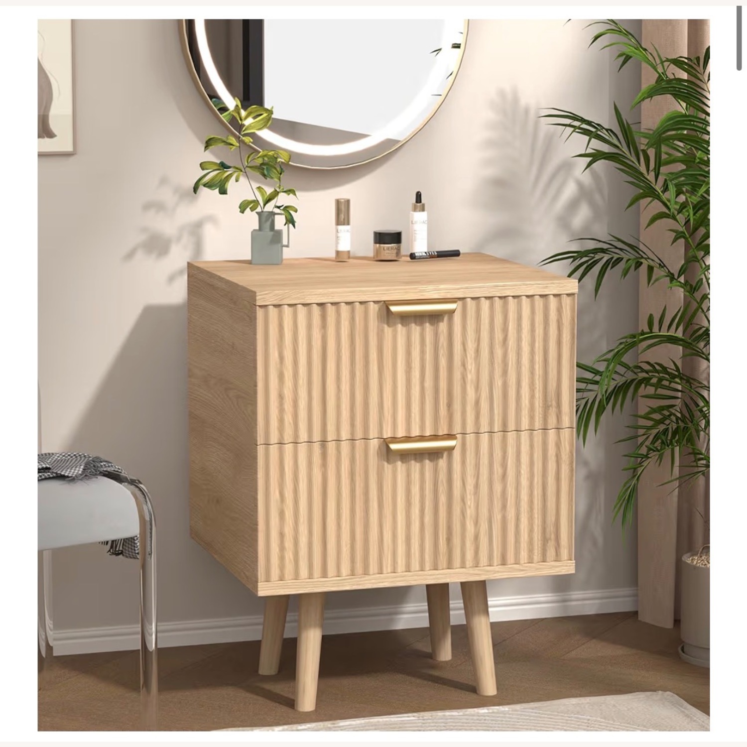 Wooden Fluted Dresser - image-0