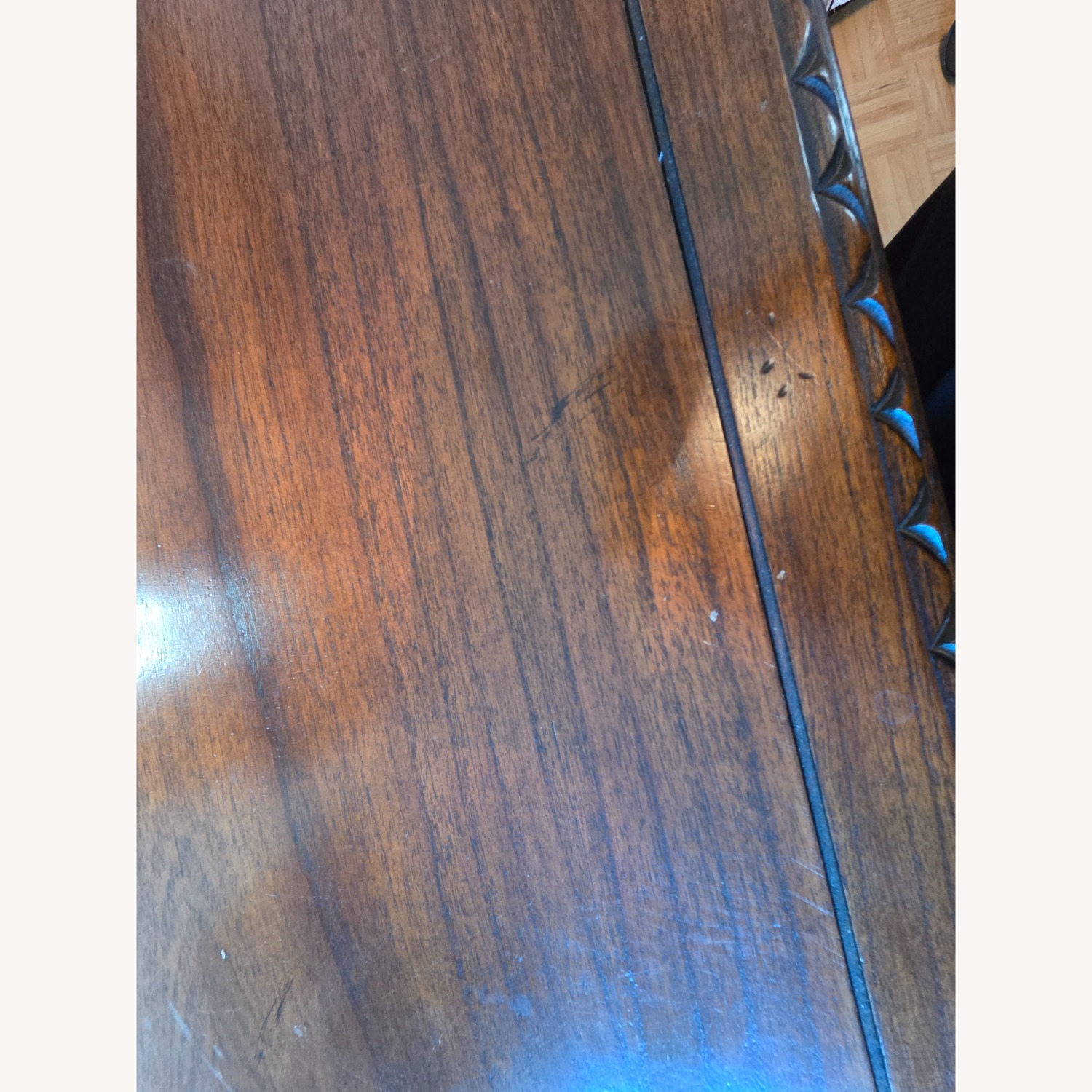 Vintage/Antique Finds Dark Brown Dining Table - image-4