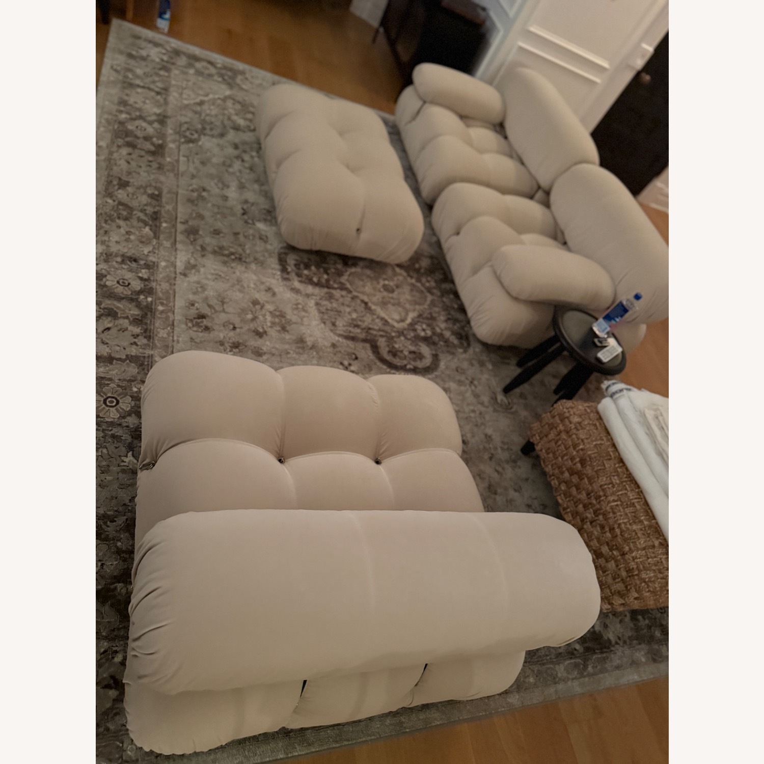 Natural Fabric 3+ Piece Sectional - image-5