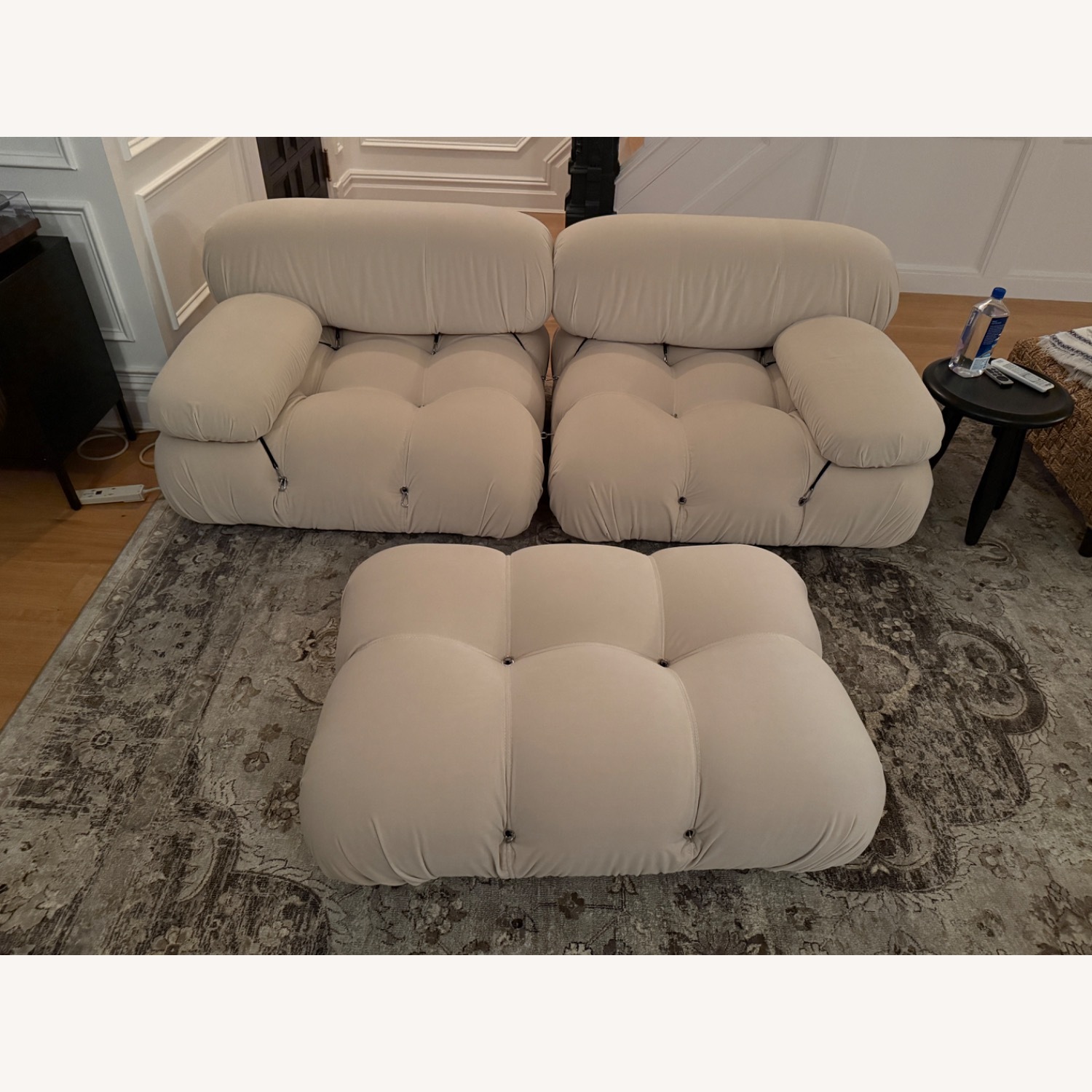 Natural Fabric 3+ Piece Sectional - image-4