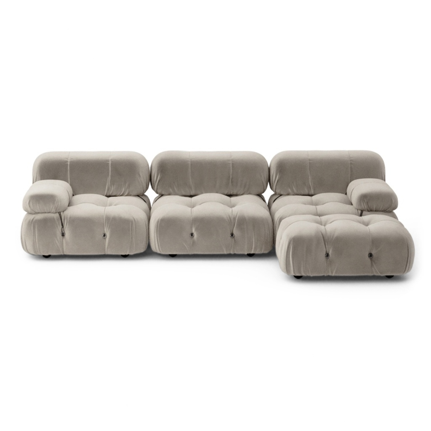 Natural Fabric 3+ Piece Sectional - image-7
