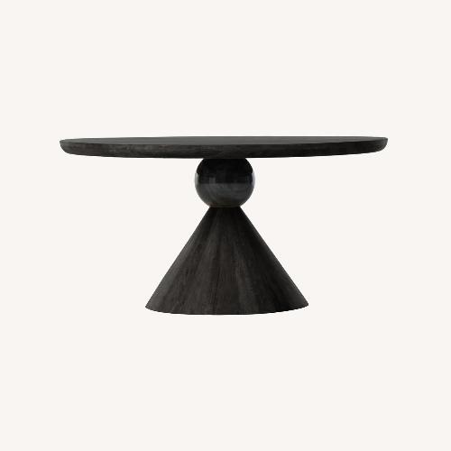 Used Four Hands Dark Brown Wood Dining Table for sale on AptDeco
