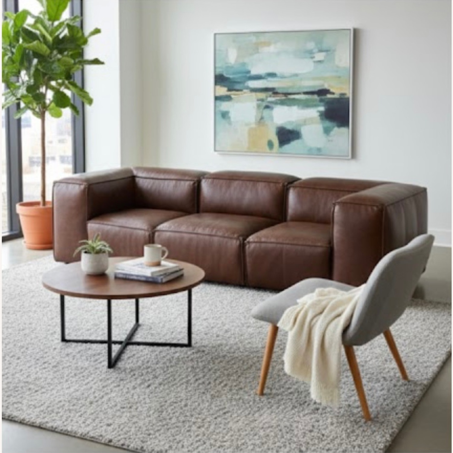 Restoration Hardware Fulham Modular Sofa - image-1