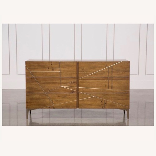 Used Living Spaces Talbert Natural Wood Dresser for sale on AptDeco