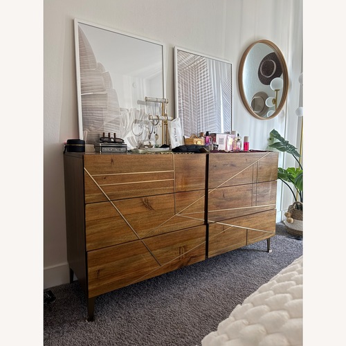 Used Living Spaces Talbert Natural Wood Dresser for sale on AptDeco