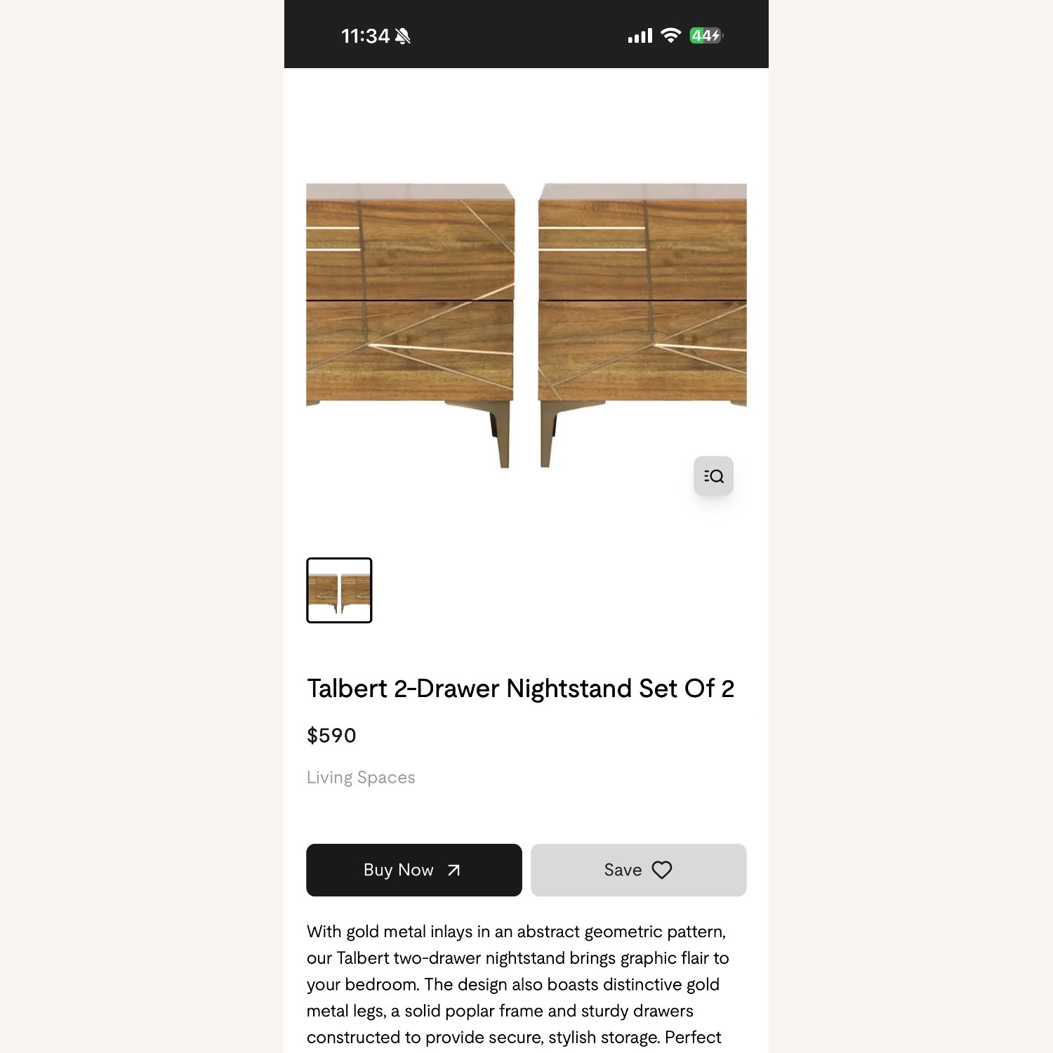 Talbert 2-Drawer Nightstands - image-5